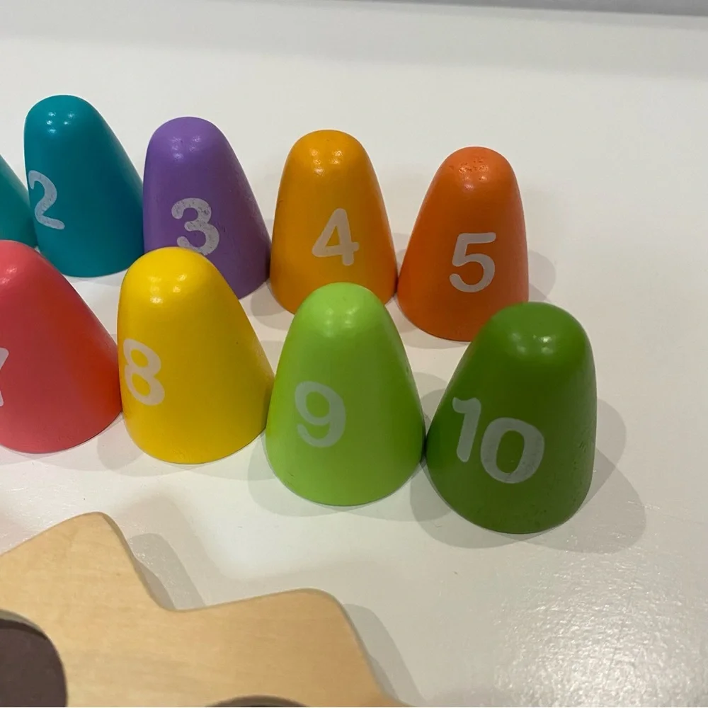 Janod Wooden Number Sorting Hedgehog | Montessori